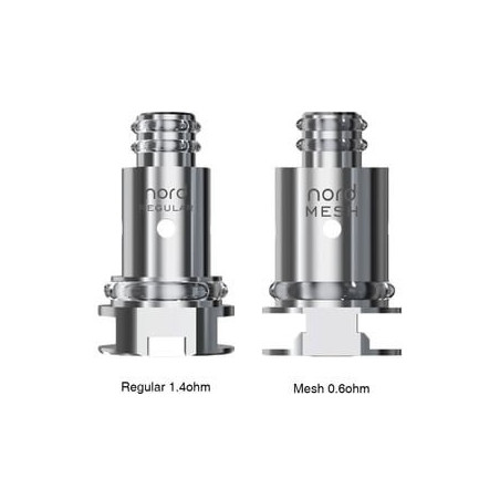PACK DE 5 X RÉSISTANCES NORD MESH 0.6 OHMS - SMOK
