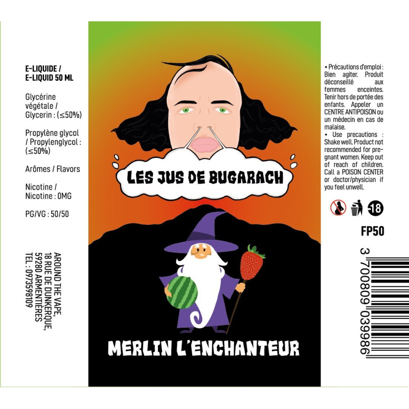 E-liquide Merlin l'enchanteur / Les Jus de Bugarach