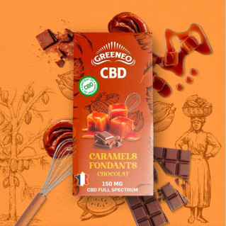 CARAMELS FONDANTS CHOCOLAT au CBD