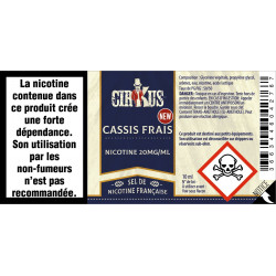Cassis Frais Sel de Nicotine / Cirkus