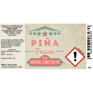 Authentic Cirkus - Pina Fraise (Arôme concentré)