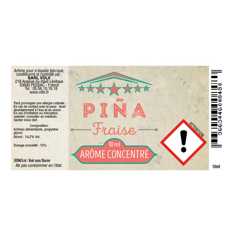 Authentic Cirkus - Pina Fraise (Arôme concentré)