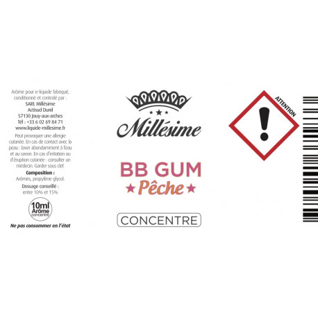 Concentré BB Gum Peche / Millesime