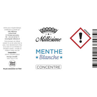 Concentré Menthe Blanche / Millesime