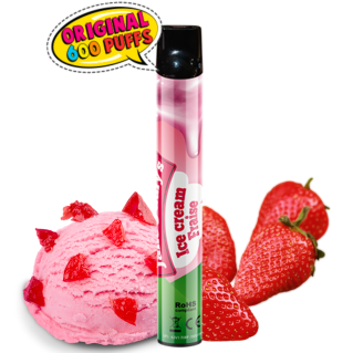Wpuff Ice Cream Fraise / Liquideo