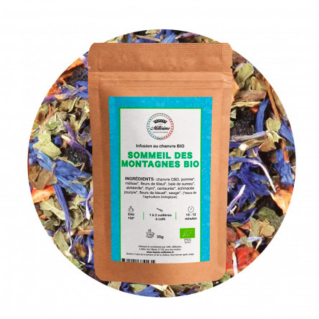 Infusion CBD sommeil des montages Bio / Millesime
