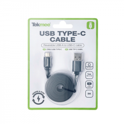 Câble USB vers Type-C Fast Charge 2A / 1m / Tekmee