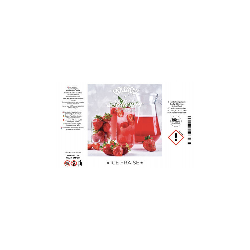 Ice Fraise 100ml Collector / Millesime