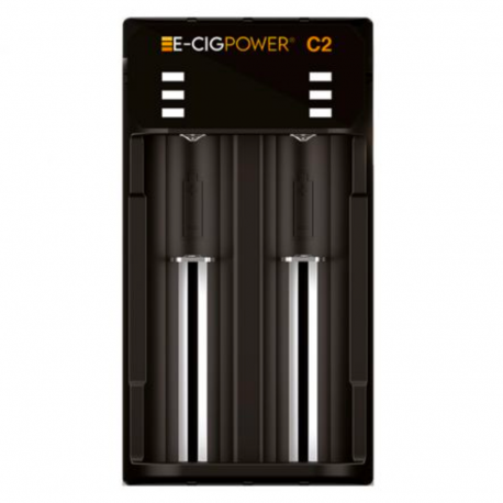 Chargeur E-Cig Power C2, chargeur nomade pour deux accus