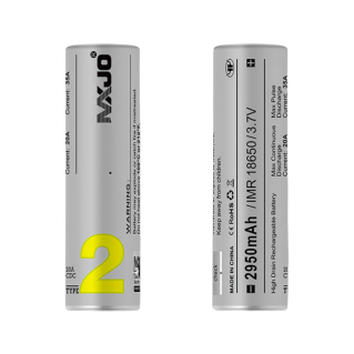 2X Accus 18650 2950mAh / MXJO