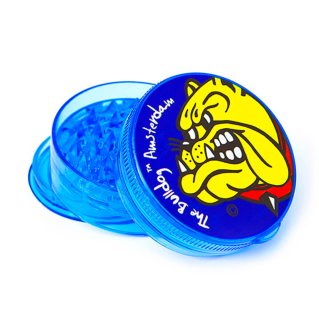 The Bulldog Original 3D Touch Grinder Plastique Bleu 4 Parties – 60mm