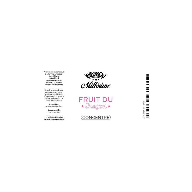 Concentré Fruit du dragon / Millésime