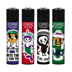 Briquet Sticker Skulls / Clipper