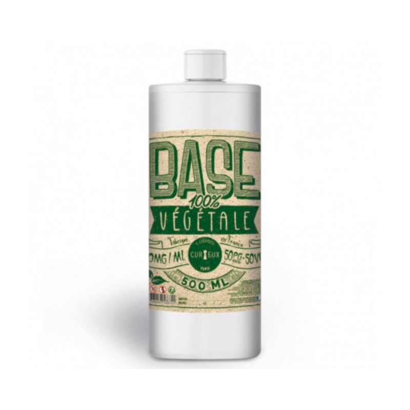 Base 100% Vegetale / Curieux E-liquides