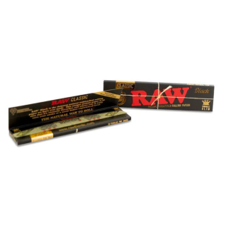 Black kingsize slim papiers à rouler / RAW