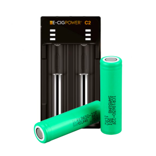 Pack Chargeur C2 + 2 accus 25R
