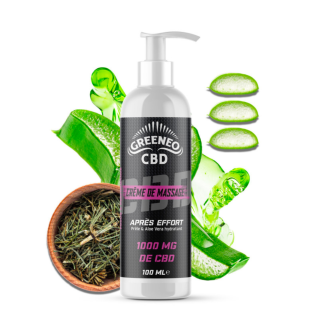Crème de massage Après Effort - CBD / Greeneo