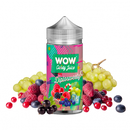 Diplosweety 100ml WOW Candy Juice / Made in Vape