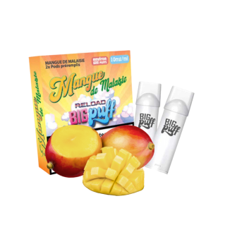 Cartouches Big Puff Reload par 2 - Mangue de Malaisie / Big Puff