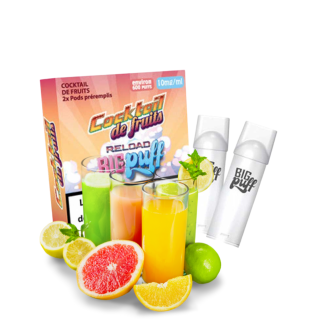 Cartouches Big Puff Reload par 2 - Cocktail de fruits / Big Puff
