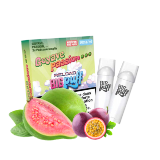 Cartouches Big Puff Reload par 2 - Goyave passion / Big Puff