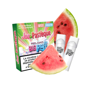 Cartouches Big Puff Reload par 2 - Jus de pastèque / Big Puff