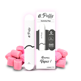 Kit Pod Jetable Gummy Pop e.Puffy / e.Tasty