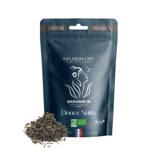 Infusion CBD "Douce nuit" - Marianne W / Les Hauts de Chanvre