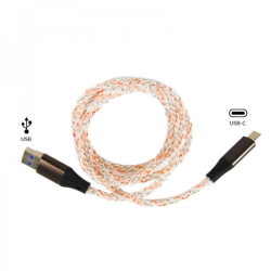 Câble Lumineux Charge Rapide USB-A Vers USB-C RGB