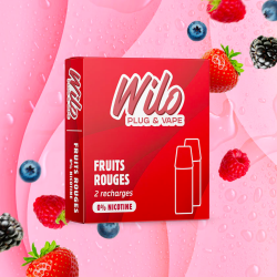2x Recharges Fruits Rouges / Wilo Vape