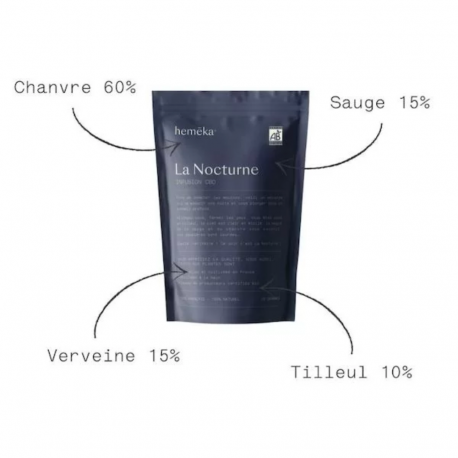 Infusion Chanvre CBD La Nocturne 3% / Hemeka