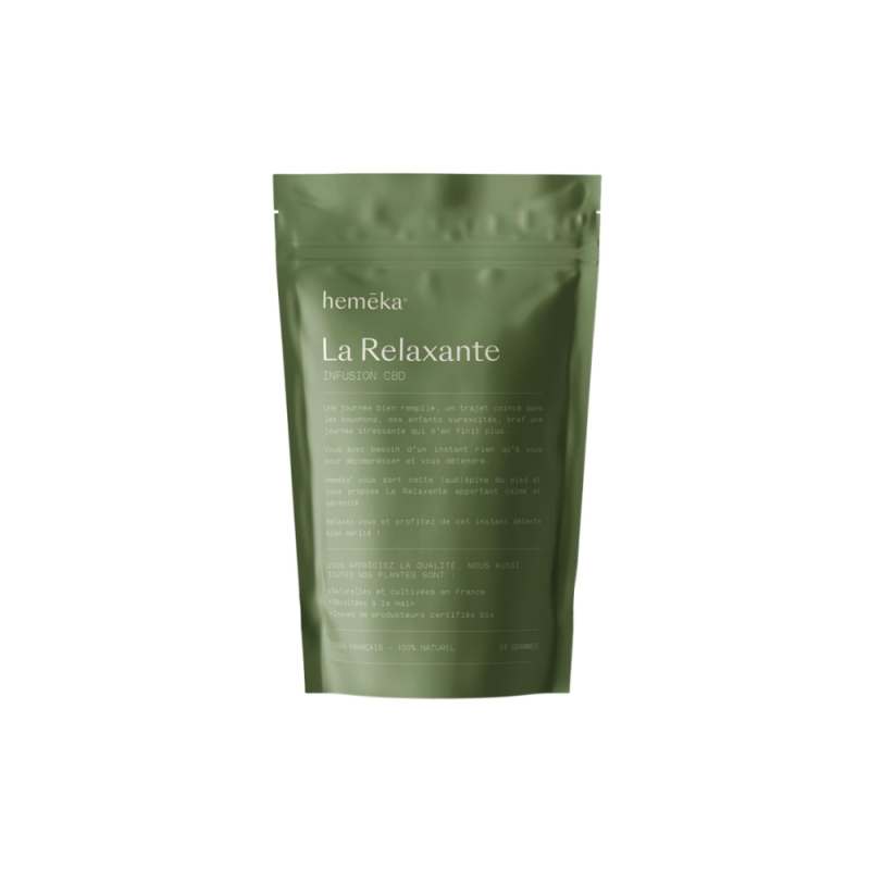 Infusion Chanvre CBD La Relaxante 3% / Hemeka