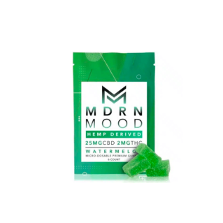 6 Gummies CBD & THC 2mg – Watermelon / MDRN MOOD