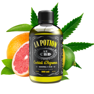 Sirop CBD Cocktail d'agrumes / La Potion