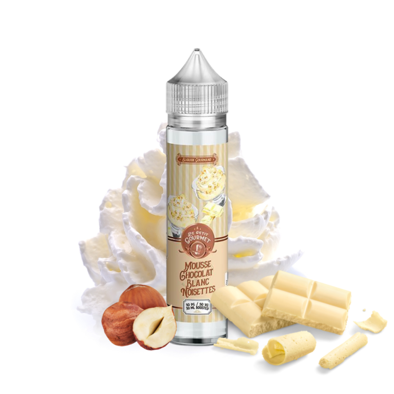 Mousse Chocolat Blanc Noisettes 50ml / Petit Gourmet by Savourea