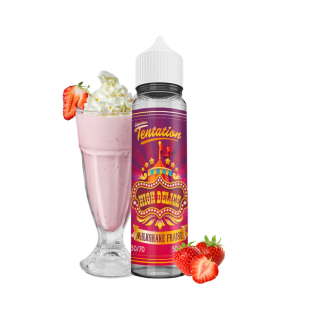 Eliquide Milkshake Fraise 50ml / Liquideo Tentation