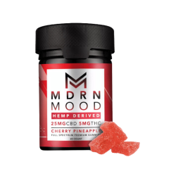 20 Gummies CBD & THC – CHERRY PINEAPPLE – 5mg / MDRN MOOD