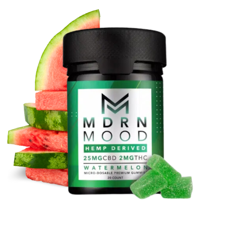 20 Gummies CBD & THC 2mg – Watermelon / MDRN MOOD