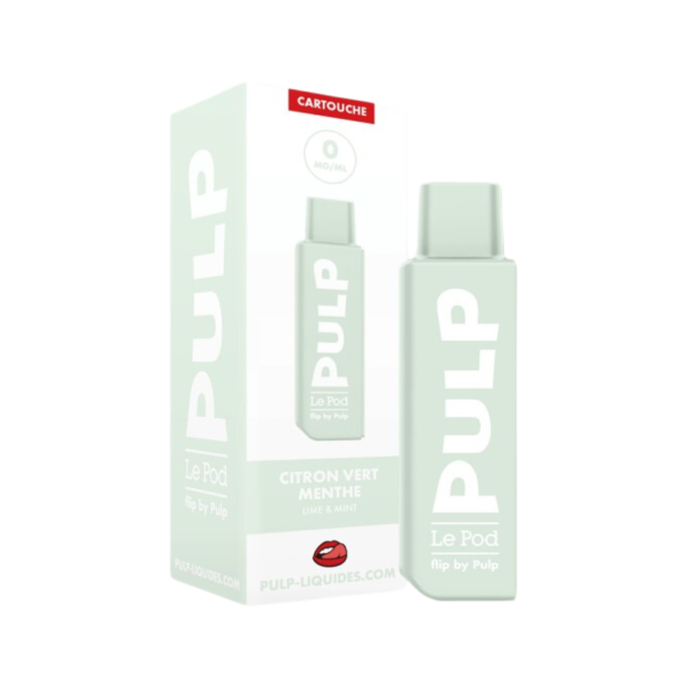 Cartouche - Citron Verte Menthe - 2 ml - Pod Flip / Pulp Cartouche - Citron Verte Menthe - 2 ml - Pod Flip / Pulp