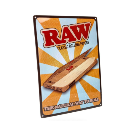 Panneau métal Rétro – RAW | Around The Vape