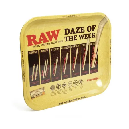 Plateau Raw Daze en métal – RAW | Around The Vape