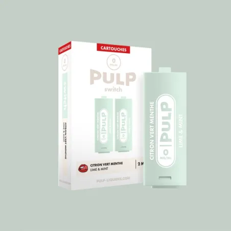 2x Cartouches Citron Vert Menthe – Le Pod Switch – Pulp