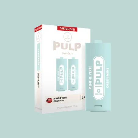 2x Cartouches Menthe Verte – Le Pod Switch – Pulp