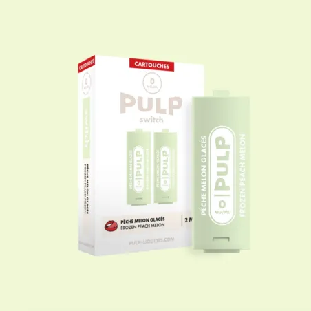 2x Cartouches Pêche Melon Glacés – Le Pod Switch – Pulp