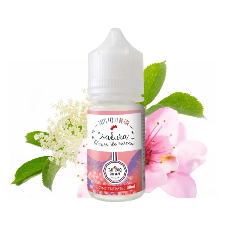 Concentré Sakura Fleur de Sureau / Le Coq Qui Vape