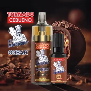 Puff El Mordjvape Rocher / 20mg / Cebueno / X Tornado 10000