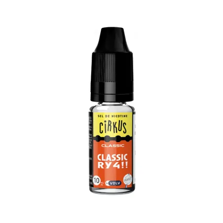 Eliquide Classic RY4 Sel de Nicotine – Authentic Cirkus