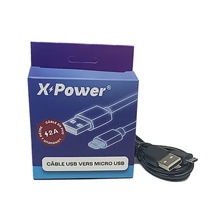 Câble USB vers Micro USB – X Power | Around The Vape
