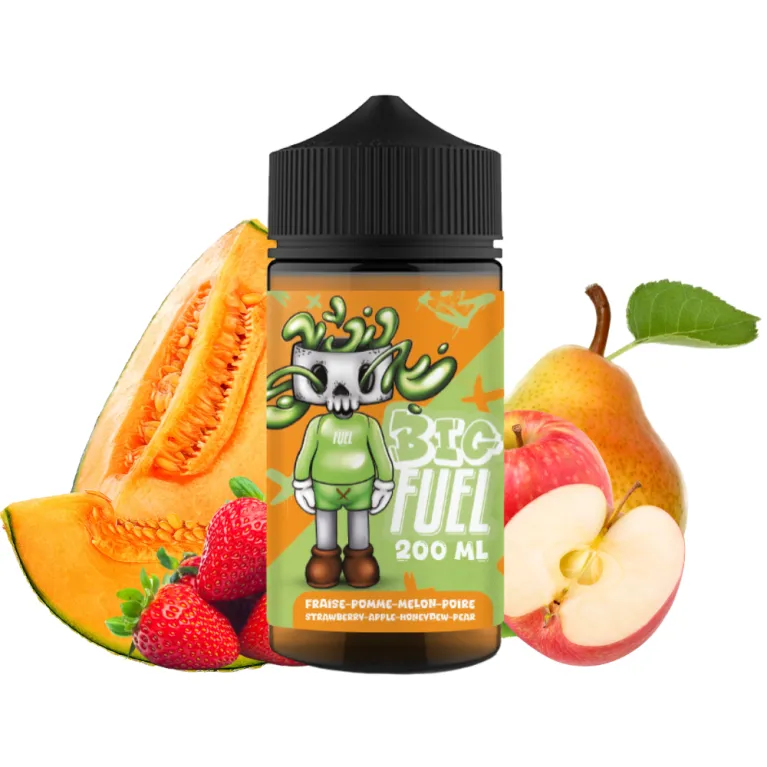 Eliquide Fraise Pomme Melon Poire / Big Fuel / Maison Fuel Eliquide Fraise Pomme Melon Poire / Big Fuel / Maison Fuel