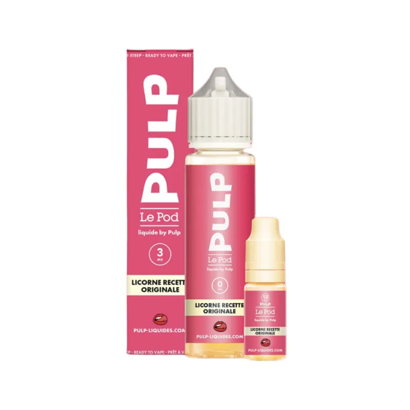 Eliquide Licorne " Recette Originale" Pack 60 / Pulp